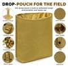 Realand 2 Pack Dump Pouch Roll Up Drawstring Magazine Pouch