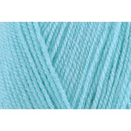 King Cole Pricewise DK Crochet Yarn, 100% Acrylic Double Knitting Wool for Sweaters, Jumpers, Toys - 100g Ball - 1693 - Baby Turquoise - Single (11 Ball)