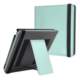 BOZHUORUI Case for 7" Onyx Boox Go 7 B/W & Go 7 Color (Gen I/II, 2025/2024) & Boox Page | Built-in Foldable Stand & Double Hand Straps | with Sleep/Wake | PU Leather SleepCover (Sage Green)