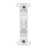 Leviton 80700-W Toggle Plastic Adapter Plate, Blank Toggle No Hole,