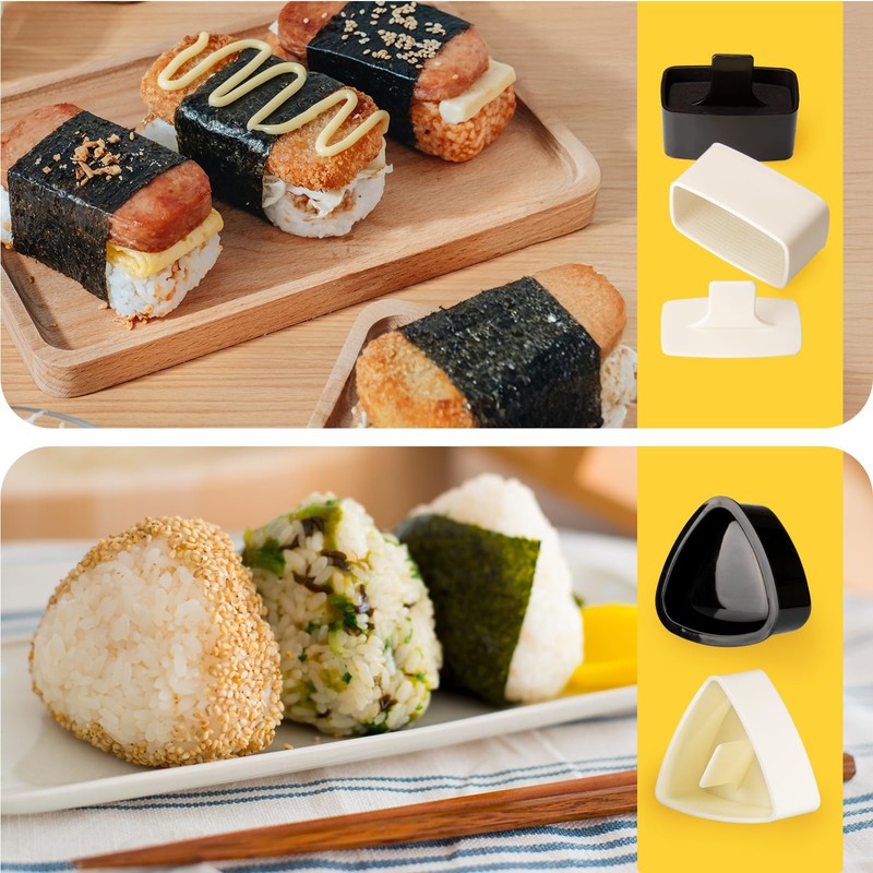 Musubi Press Mold Kit, Includes 2 Musubi Makers, 2 Onigiri