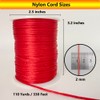 2 mm 330 Feet Satin Nylon Cord String for Jewelry