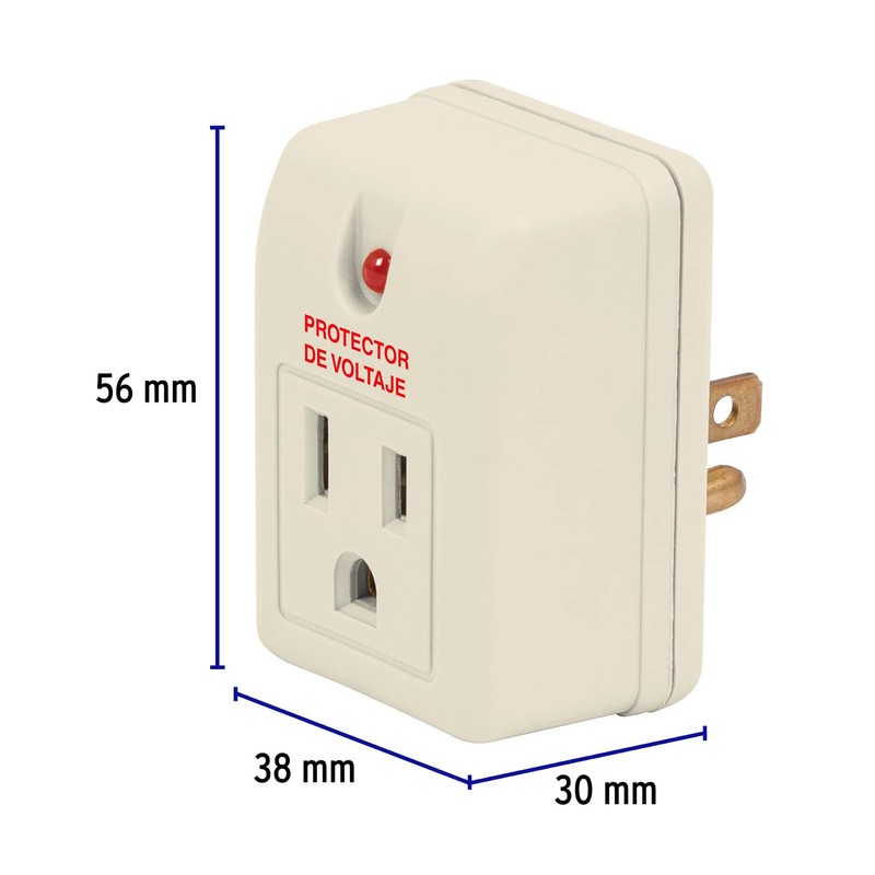 Volteck AD-270, Adaptador con supresor de picos 270 joules