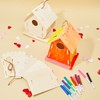 42 Sets DIY Birdhouse Kit to Build and Paint, Include