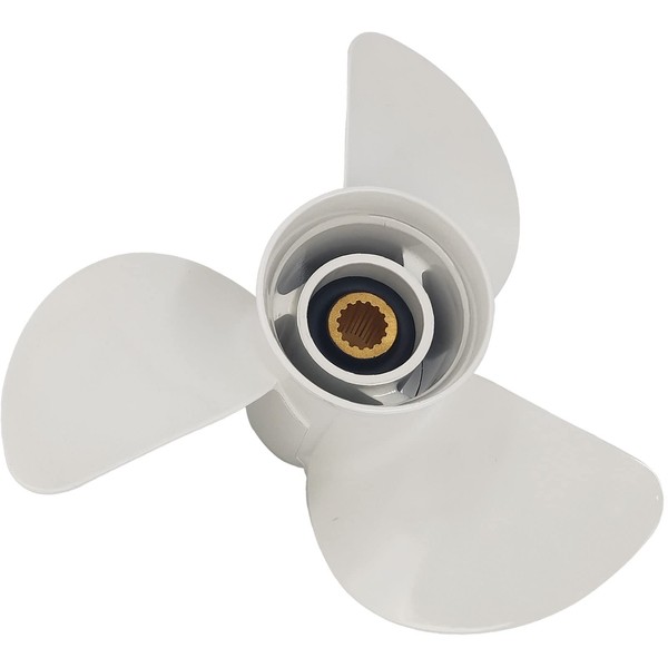 FAWAY 13 1/4x17-K Boat Motor Aluminum Propeller - 6E5-45945-01-EL -
