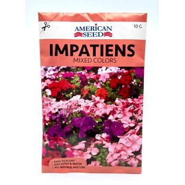 Seeds, Impatients, Mixed Colors, Flower Seeds