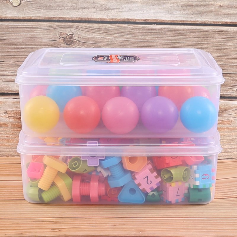 Sadstory 11 Quart Clear Plastic Storage Containers with Lid, Plastic