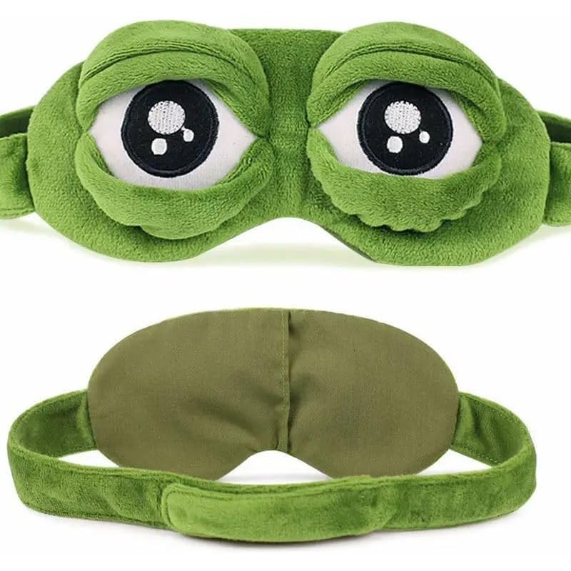 3D Cute Frog Sleep Eye Mask, Funny Cute Frog Eye