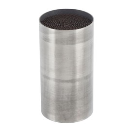 Aramox Exhaust Pipe Catalytic Converter, Stainless Steel Front Middle Exhaust Silencer Catalytic Converter, Universal Motorcycle Catalytic Converter Connection Pipe (53 x 100 mm)