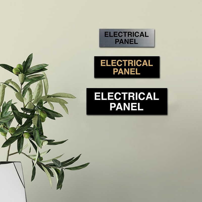 All Quality Basic Electrical Panel Sign - Fire Regulation Safety