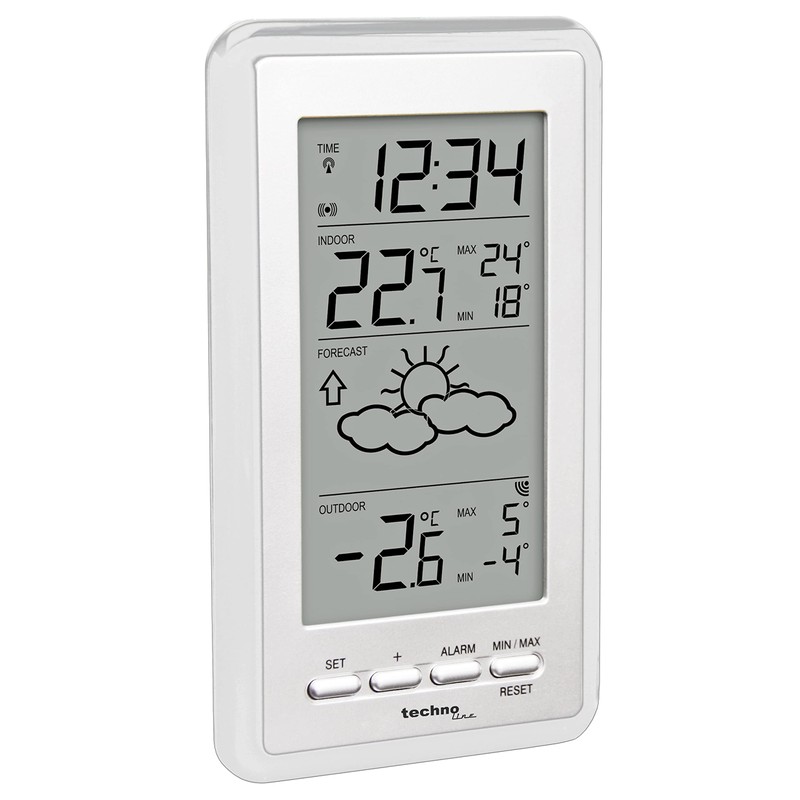 Technoline WS9130weiß Weather Station with Forecast of Weather Situation and