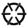 Pearl Metal HB-4201 Pot Holder, Black, Outer Diameter 6.3 inches