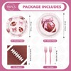 96Pcs Football Party Decorations for Girls, Serves 24