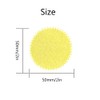 100Pcs 2Inch Round Gold Foil Blank Embossing Serrated Edge Certificate
