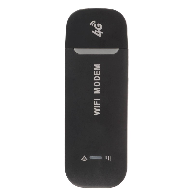 4G WiFi Router Black Up to 10 Users Stable Easy