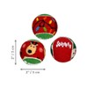 KONG Holiday SqueakAir Balls 6pk Small