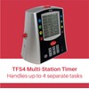 Cooper-Atkins TFS4 Large Multi-Station Digital Timer for Food Safety in