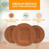 Tru Colour - Spot Bandages, Flexible Fabric Adhesive Bandages, Brown