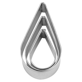 Staedter Smooth Drop Cookie Cutter, Stainless Steel, Silver, 30 x 30 x 30 cm
