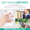 Elecom P-STBCLCR Smartphone Band, Fall Prevention, Soft Material, Clear