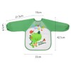 Vicloon Baby Bibs with Long Sleeves, Pack of 4 Waterproof