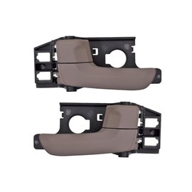 PT Auto Warehouse KI-2501E-DP - Interior Inner Inside Door Handle, Beige - Left/Right Pair