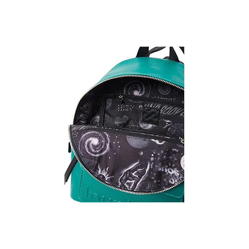 Desigual BACK_EMBOSSED HALF M, Green