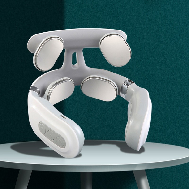 Electric Pulse Heating Neck Massager with 4D Floating Heads 3