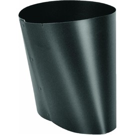United States HDW BM0037 6" Oval Round Adapter, Black