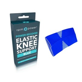 RPM Power Elastic Brace Support for Wrist, Knee, Shin, Eblow & Ankle - Breathable, Adaptable Elastic Support (Elastic Knee Support - L)