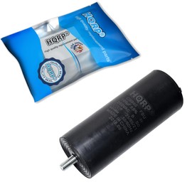 HQRP 100uf 250VAC CBB60 Run Capacitor Compatible with Campbell Hausfeld HU000800AV Air Compressor UL Listed