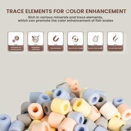 boxtech Fish Tank Filter Media, 5-Color Bio Filter Media - Water Purifying & Bacteria Cultivation for Fish Tanks/Ponds, for Freshwater and Saltwater Fish Tank（500G）