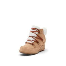 Sorel Women's Evie Cozy Lace Boot - Tawny Buff, Wood - Size 8.5