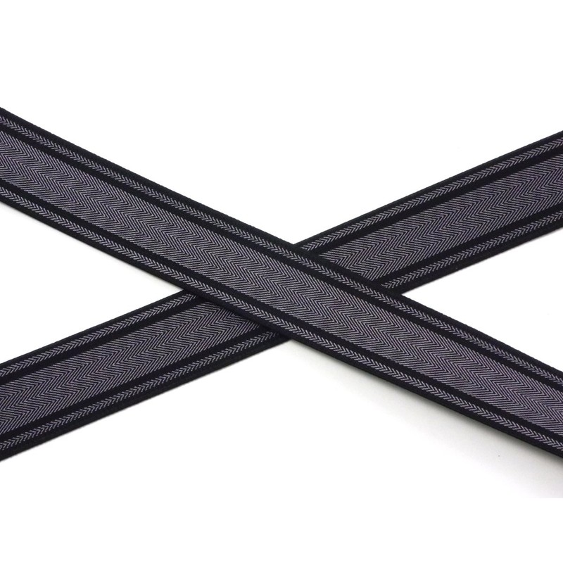 Peace Kobo Suspenders 2-Way 1.4 inches (35 mm) Herringbone Pattern,