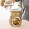 Fragrance Candle Holder Essential Oil Tealight Candle Burning Holder Home