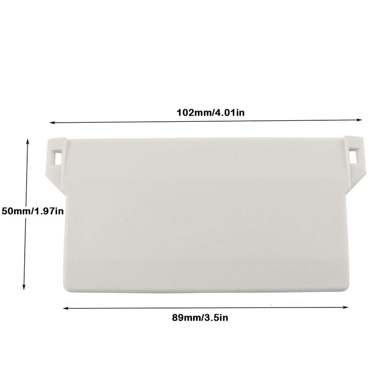 E-outstanding Vertical Blind Weight 10PCS 89mm / 3.5 inch White