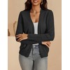 VOIANLIMO Womens Cardigan Lightweight Open Front Knit Long Sleeve Cardigans