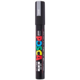 Uni Posca Medium Marker, Silver (PC5M.26)