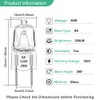 TAIYALOO G8 Halogen Light Bulbs 20W Dimmable 120V G8 Base
