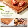 Astercook Large Bamboo Cutting Board, Deep Carbonized Wooden Chopping Board