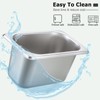 BSTKEY 6 Pack 1/9 Size 4 Inch Deep Hotel Pans,