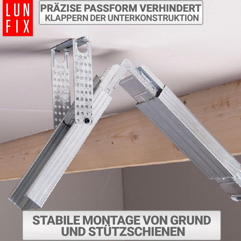 1 piece 60/225 mm direct hanger for drywall for CD