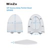 WinZo UF002 Slow Close Elongated Toilet Seat with Non-slip Seat