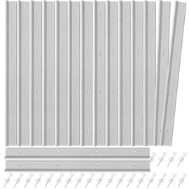 ZAWAGIIK Layout Block System for Stained Glass Panels 6" Pack of 16 Layout Block System for Stained Glass Supplies and Tools with 60 Push Pins for Stained Glass Making Craft