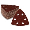 Pack of 50 Delta Sanding Paper 93x93x93 mm Grain 40