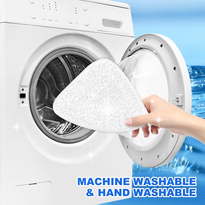 KEEPOW Washable Steam Mop Head Replacement Compatible with Vileda Steam