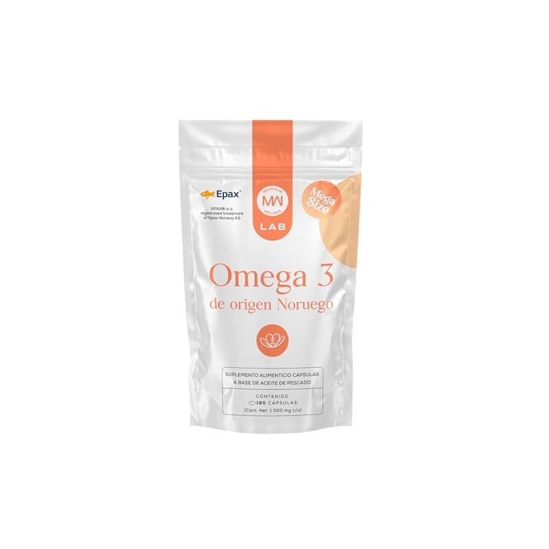 MW Labs Omega 3 De Salmón Noruego Puro - 180