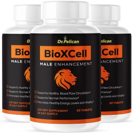 Pelican Vitamins BioXCell- Men's Health & Performance- 3 Bottles- 180 Tablets