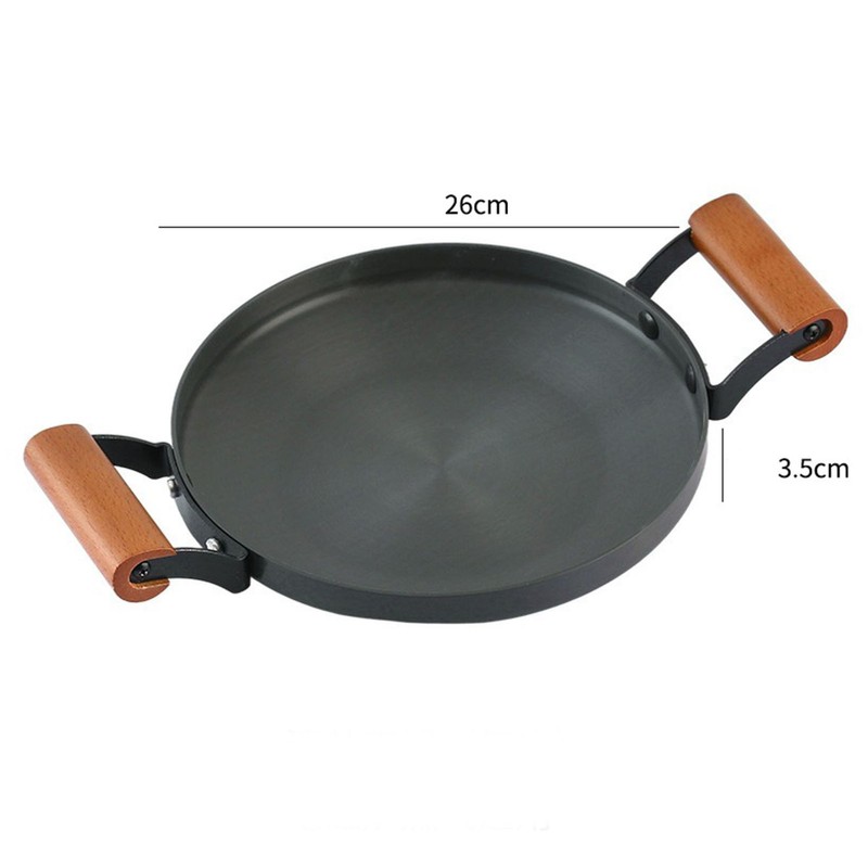 Aluminum Alloy Braiser Multifunction Induction Cooking Fry Pan with Dual
