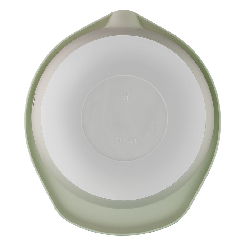 Emsa Prep&Bake Plastic Mixing Bowl, 2.8 Litres, Non-Slip Base, Pouring